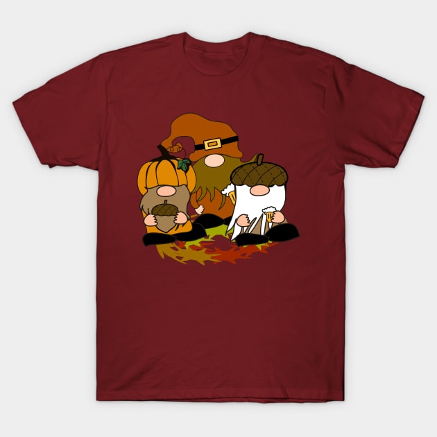Fall Gnomes T-Shirt by Arie
